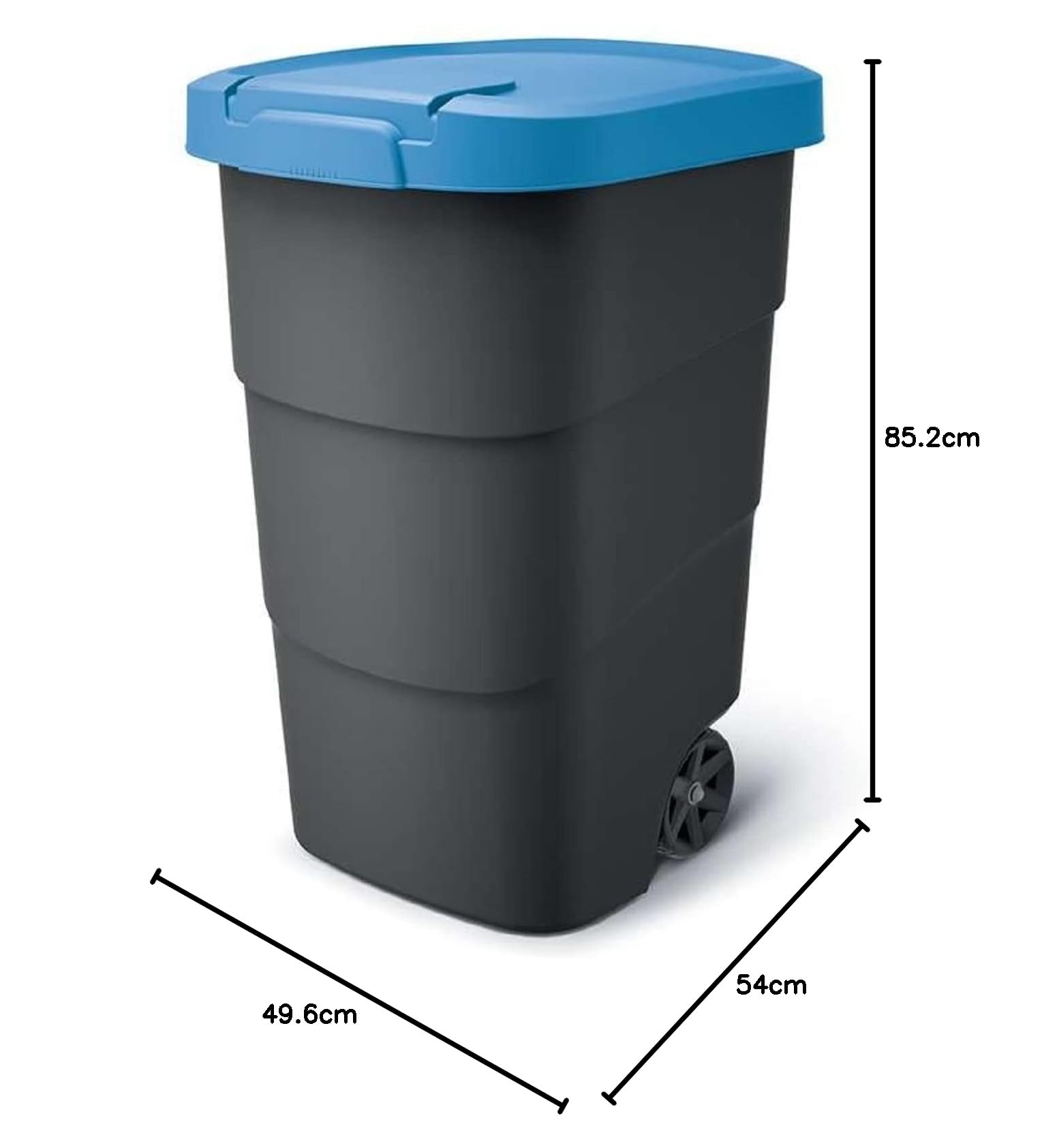 Prosperplast Wheeler 110 L Szemetes Kuka Antracit Sárga Fedé