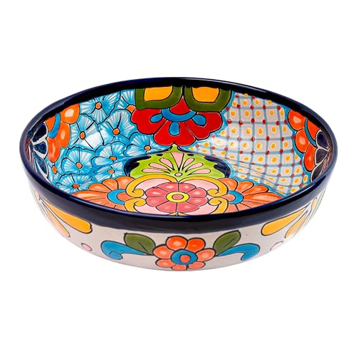 Talavera Fruit Bowl Cobalt Blue