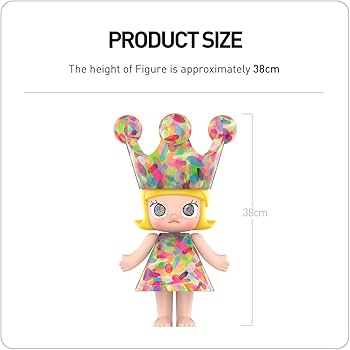 POP MART MEGA ROYAL MOLLY 400% Huang Yuxing-Bubbles Figure Pop