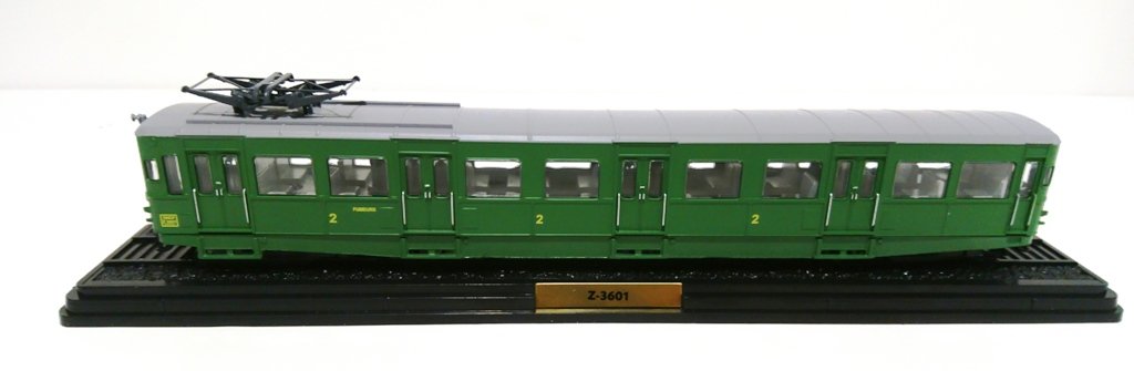 Atlas Train SNCF Automotrice + remorque 1:87 de 1938 Ho 1/87 (Réf 14-15)