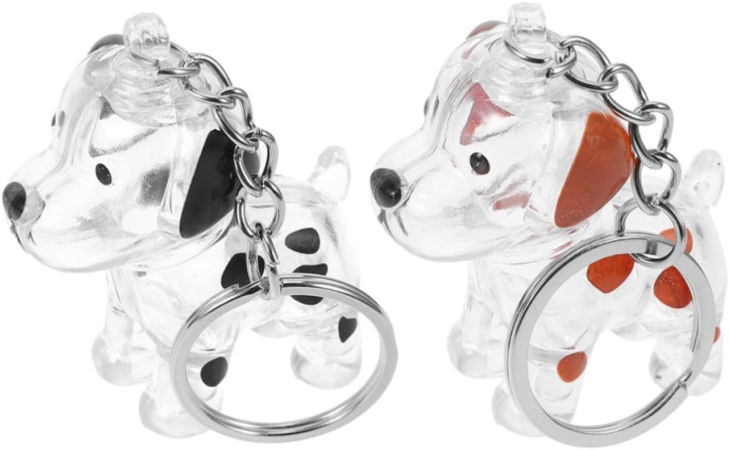 Gadpiparty 2pcs Pet Hair Collection Keychain Keepsake Box Portable Abs