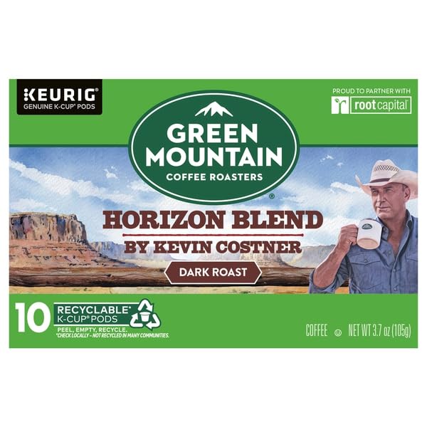 Green Mountain Coffee Roasters, Dark Roast, Horizon Blend, Coffee, K-Cup Pods, 10 Count