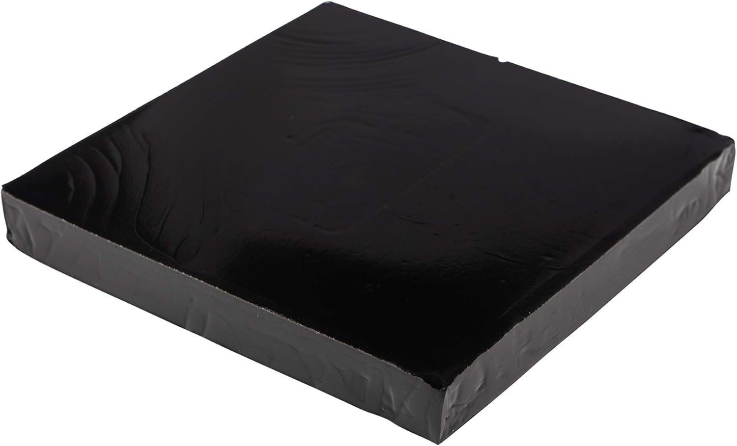 Isolate It! Black Sorbothane Vibration Isolation Square Pad, 4"X4", 1 Pack (50 Duro, 0.75" Thick)