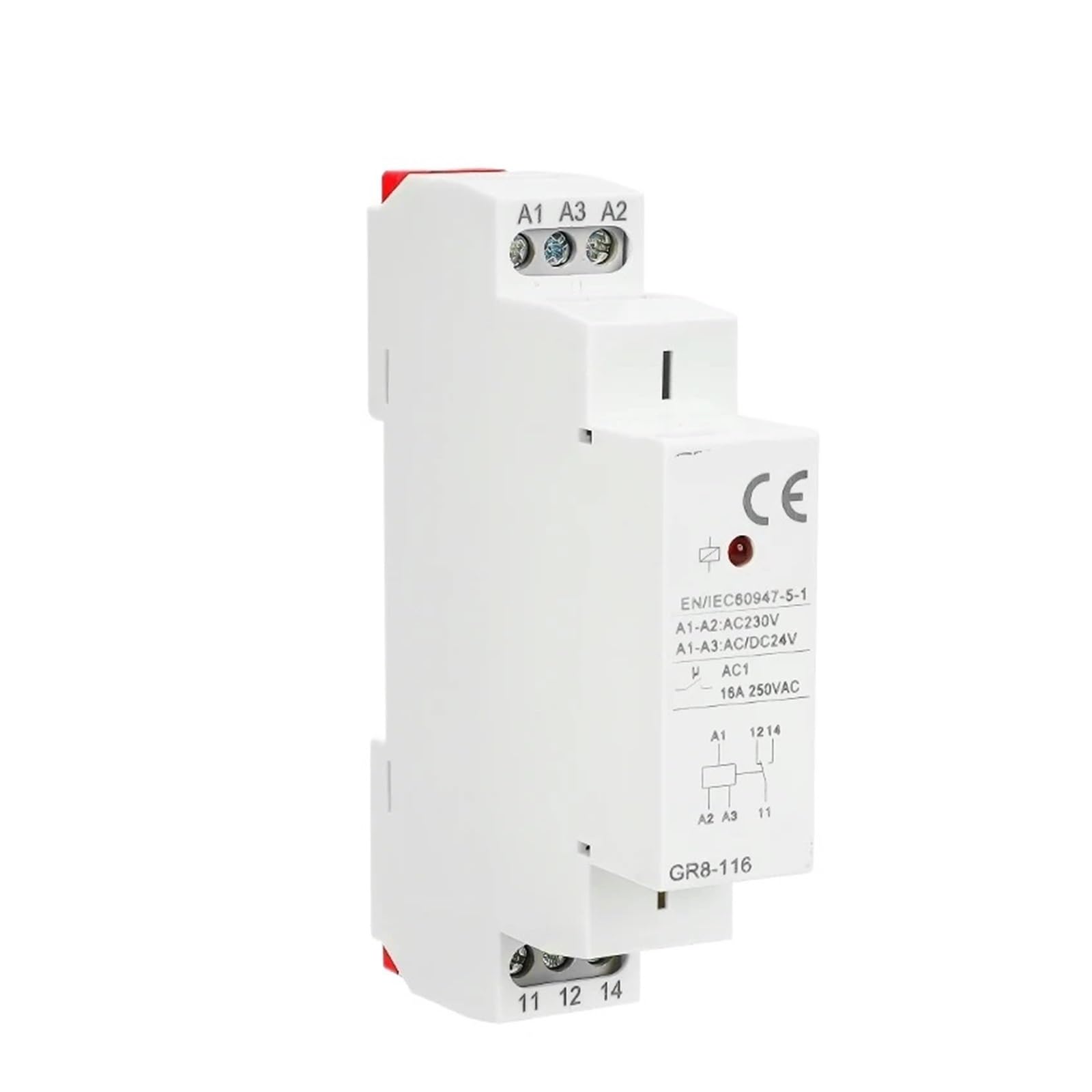 OSHZIKJII AC110V 230V Relay 8A 16A(AC230V,GR8-208)