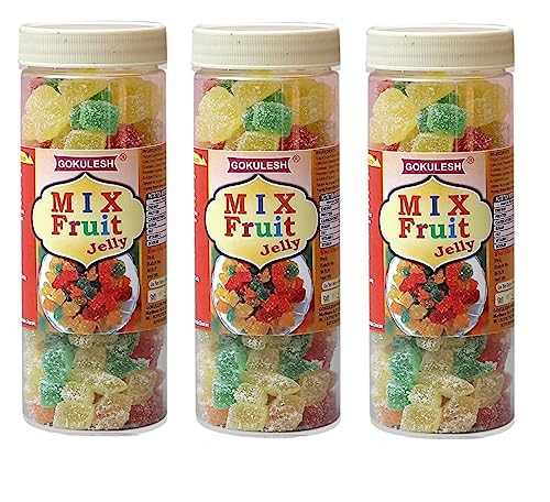 Image of GOKULESH Mix Fruit jelly 200gm(pack of 4)