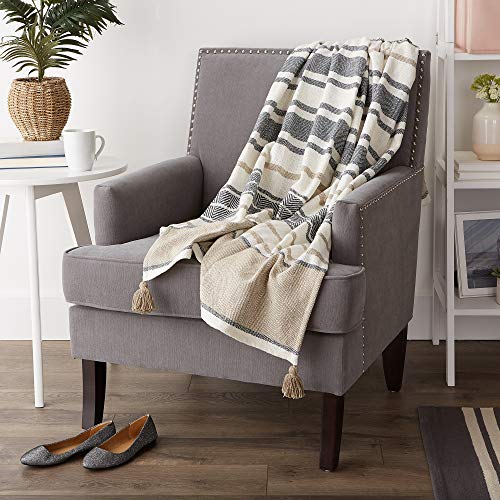 Dii CAMZ11472 New Traditional, 2-Tone Chevron Stripe Throw thumb #3