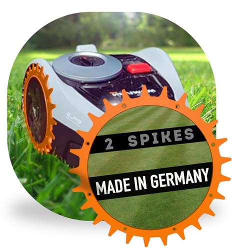 ULROAD 2 punte per robot tosaerba, per Segway Navimow i105e & i108e, strumento di trazione, ruote di trazione per più pendenza, tosaerba, robot, accessori per ruote da ringhiera