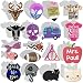 Keychain Charm Epoxy Resin Silicone Molds Set Make Bag Tag Dog Tags Party Favors Alien Camper Megaphone Pencil T-shirt Football Apple Skull Baby Cat Police Badge Football Helmets