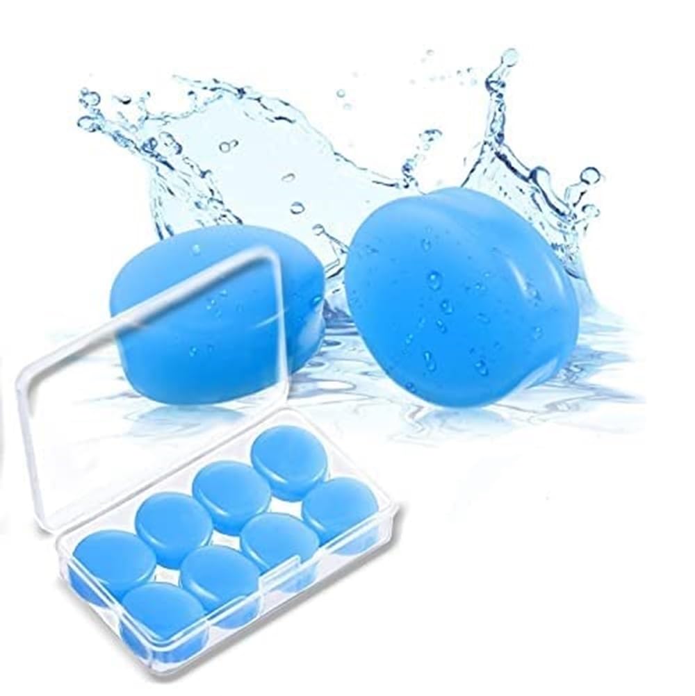 New Version Ear Plugs for Sleeping, 6 Pairs Reusable Silicone Moldable Noise Canceling Sound Blocking Reduction Earplugs for Swimming, Snoring, Concerts, Shooting, Airplanes, Musicians-image-8