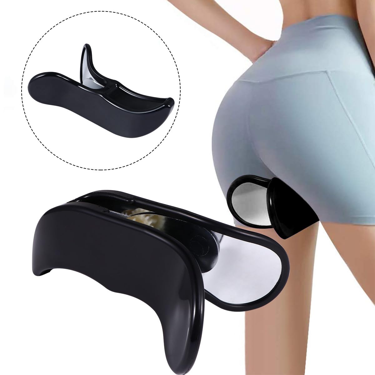 Toyvian Entrenador de Cadera para Mujeres Ligero de Abs, Ejercitador de Glúteos y Muslos Interiores para Entrenamiento en Casa y Tonificación Eficaz