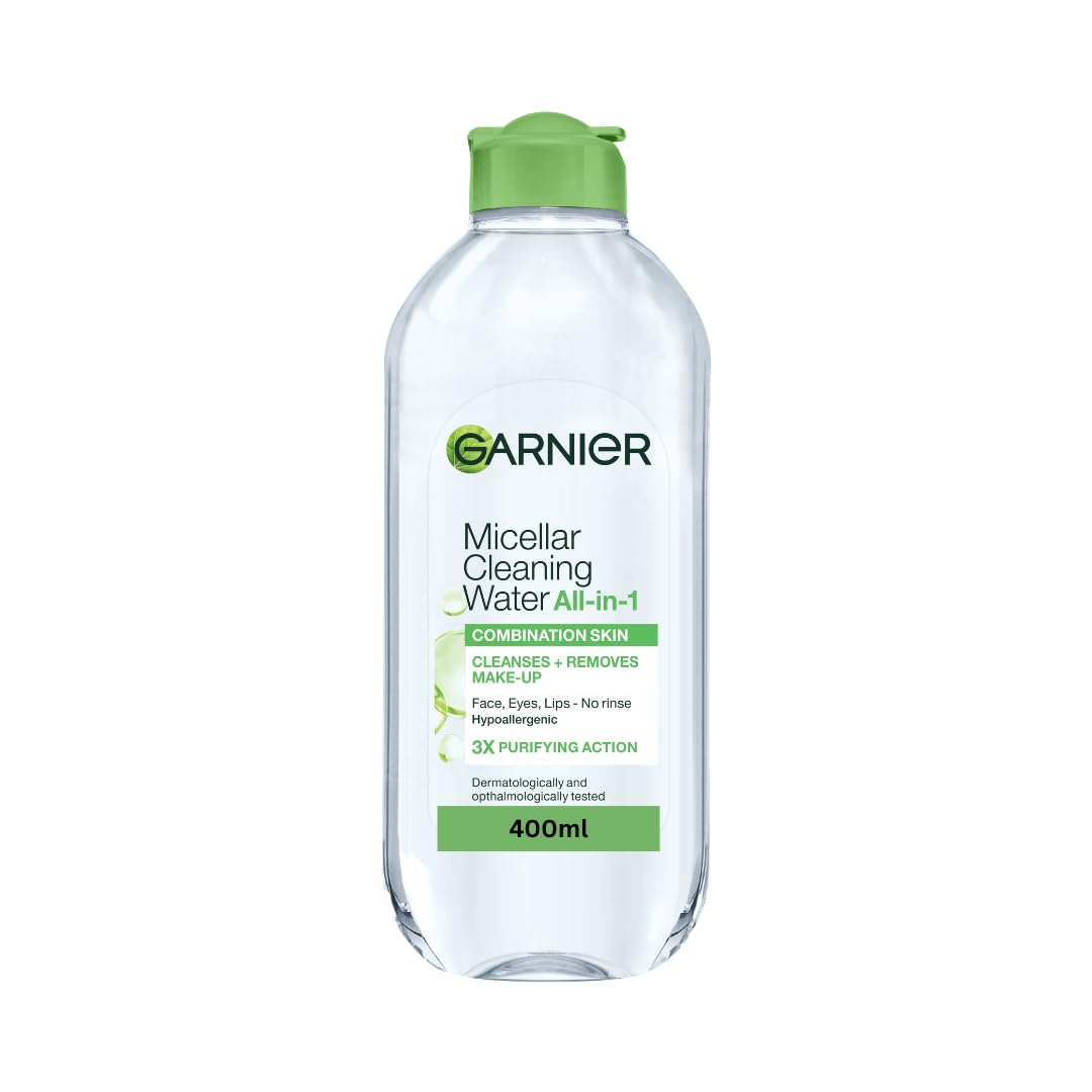 Garnier Skinactive Micellar Cleansing Water Combination Skin 400Ml - White