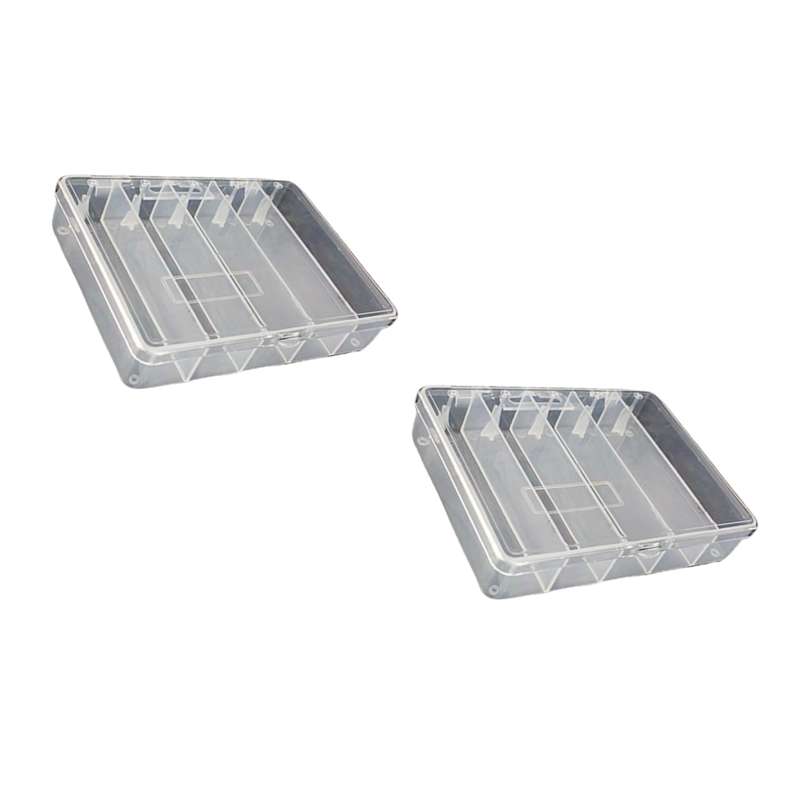 Tackle Box, Multiparts Fishing Tackle Storage Box with Handle Angling Tool Organizers Case for Tackles Accessory Fishing Accessory Container