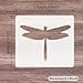 Betagt Dragonfly Acrylic Router Templates, Woodworking Router Templates, 5mm Thick Router Inlay Template, Router Jig Woodworking Craft Tracing Guide Tool