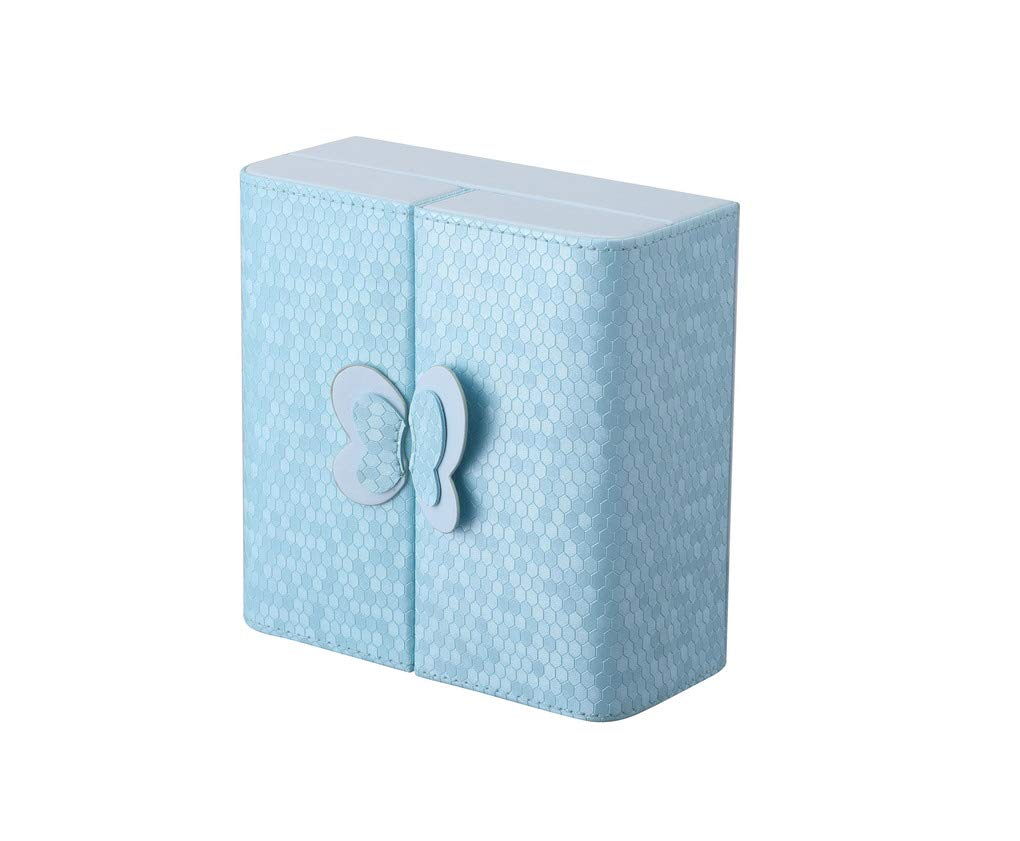 ACMEDE Faux Leather Jewellery Box Jewelery Book Storage Case for Earrings Necklace Bracelet Trinket Box Travel Case Gift Box