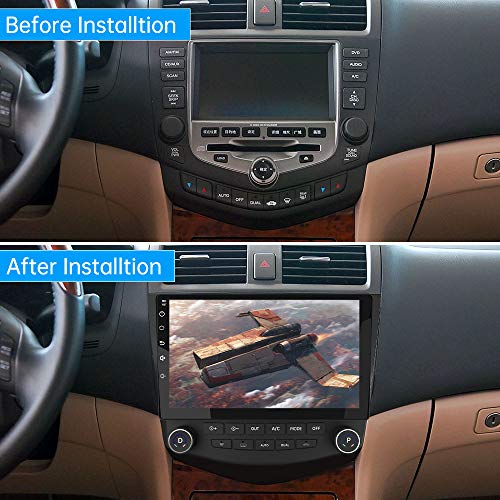 Awesafe Car Radio Stereo 10 Inch Touch Screen Head Unit For Honda Accord 7Th 2003 2004 2005 2006 2007 With Apple Carplay Andriod Auto #TOP1