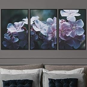 signwin 3 Piece Framed Canvas Wall Art Pink...