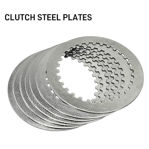 Image of Clutch Kit & Friction Steel Plates Cover Gasket Compatible with Yamaha YZ125 YZ 125 1994 1995 1996 1997-2004