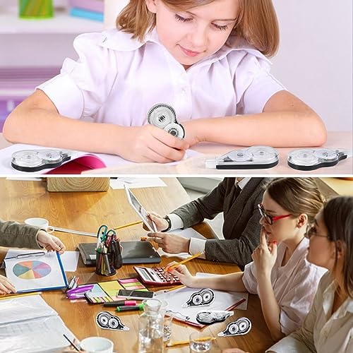 Miniatura 7 de Lanjue 12 Piezas Cinta Correctora, 5 Mm X 12 M Cintas Correctoras Blanca Con Tapa, Correction Tape Material Escolar Y Papeleria Oficina Para Maestros Estudiantes Empleados