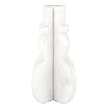 Santa Barbara Design Studio Holiday Décor - Handcrafted Marble Interlock Snowman, 6