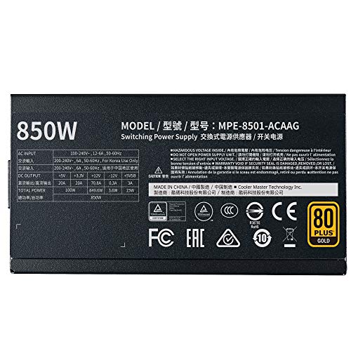 Cooler Master MWE 850 Gold V2 850W Fully Modular PSU Review