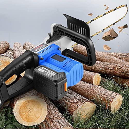 WBDZ Kettensäge, wiederaufladbare Kettensäge, kabellose Hochleistungs-Kettensäge, Lithiumbatterie, Haushaltssäge… – Bild 8