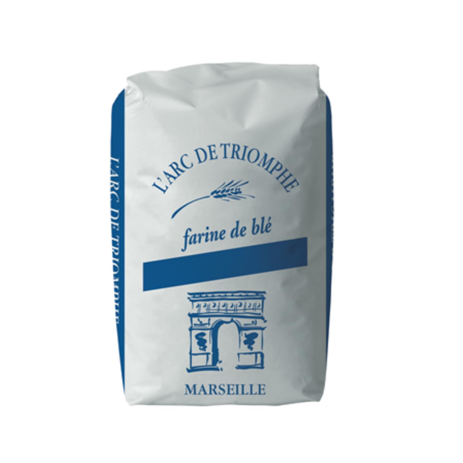 Harina de trigo L'Arc de Triomphe T55 – Saco de 25 kg | Harina blanca multiusos para panadería, pastelería y cocina