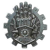 Starforged Warhammer Fantasy Battle WH40K Wrath of Khaine Herren-Rucksäcke Bekleidungszubehör 40K Brosche, Medium, Legierter Stahl, Kein Edelstein – Ansicht 1