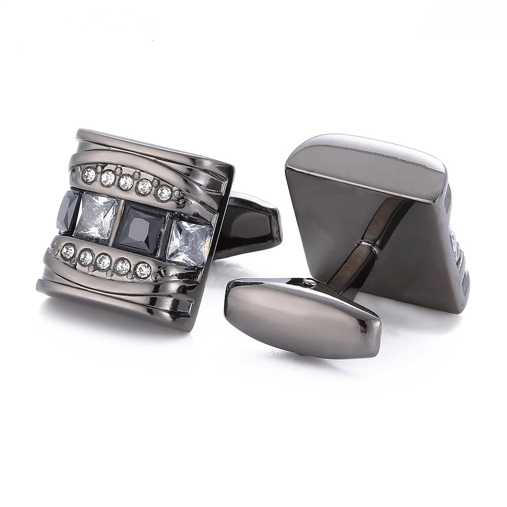 Gemelli da Polso in Stile Francese per Uomo, Accessori per Matrimonio, Maniche Borchiate, Accessori per Camicie