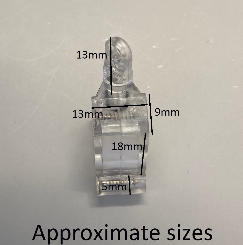 Venetian Tilter for 4mm Square shaped tilt rod, white gear, 25mm blind (VN1007), 1W x 4H cm - Image 3