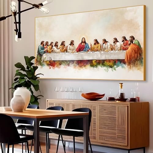 Image de Jésus minimaliste pour décorer une salle à manger - 8