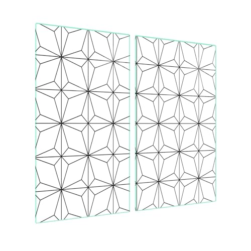 Herdabdeckplatte – Gehärtetes Glas Schneidebrett & Ceranfeld...