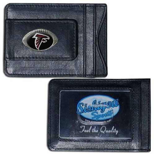 Image of NFL Leather Money Clip Cardholder