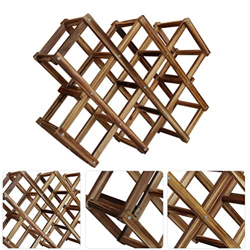 Soporte de Botellas de Vino de Madera Plegable miniatura 5