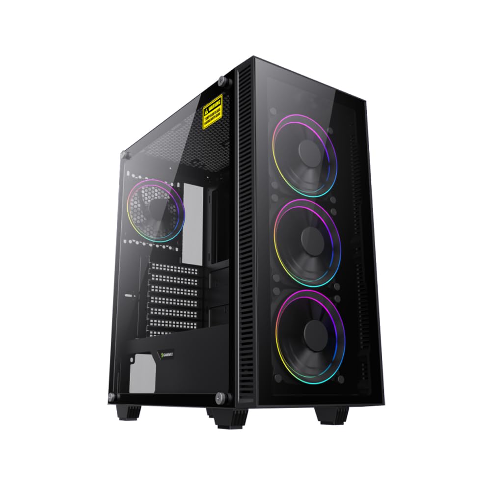 Apex Gaming PC - AMD Ryzen 7-5700X | GeForce RTX 5060 8GB GPU | 16GB DDR4 RAM | 1TB NVMe SSD | Air Cooler | B650 MB | 650W 80+ PSU | WiFi/BT/Win11 Pro | Desktop Computer