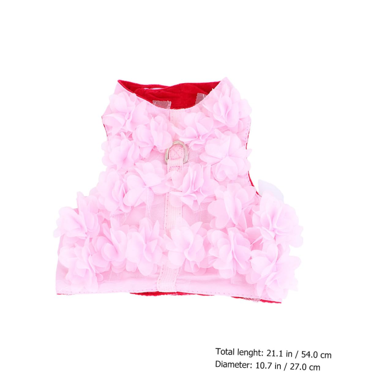 FOMIYES 3 Piezas De Lindas Flores Estéreo para Perros Malla Transpirable Cuerda De Tracción Suministros para Mascotas Talla XL