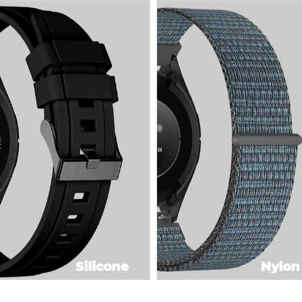 Nilox, Trailpro z wbudowanym GPS, damski i męski smartwatch z monitorem zdrowia, fitness i powiadomieniami, odporny na wodę i kurz, kompatybilny z Androidem i iOS