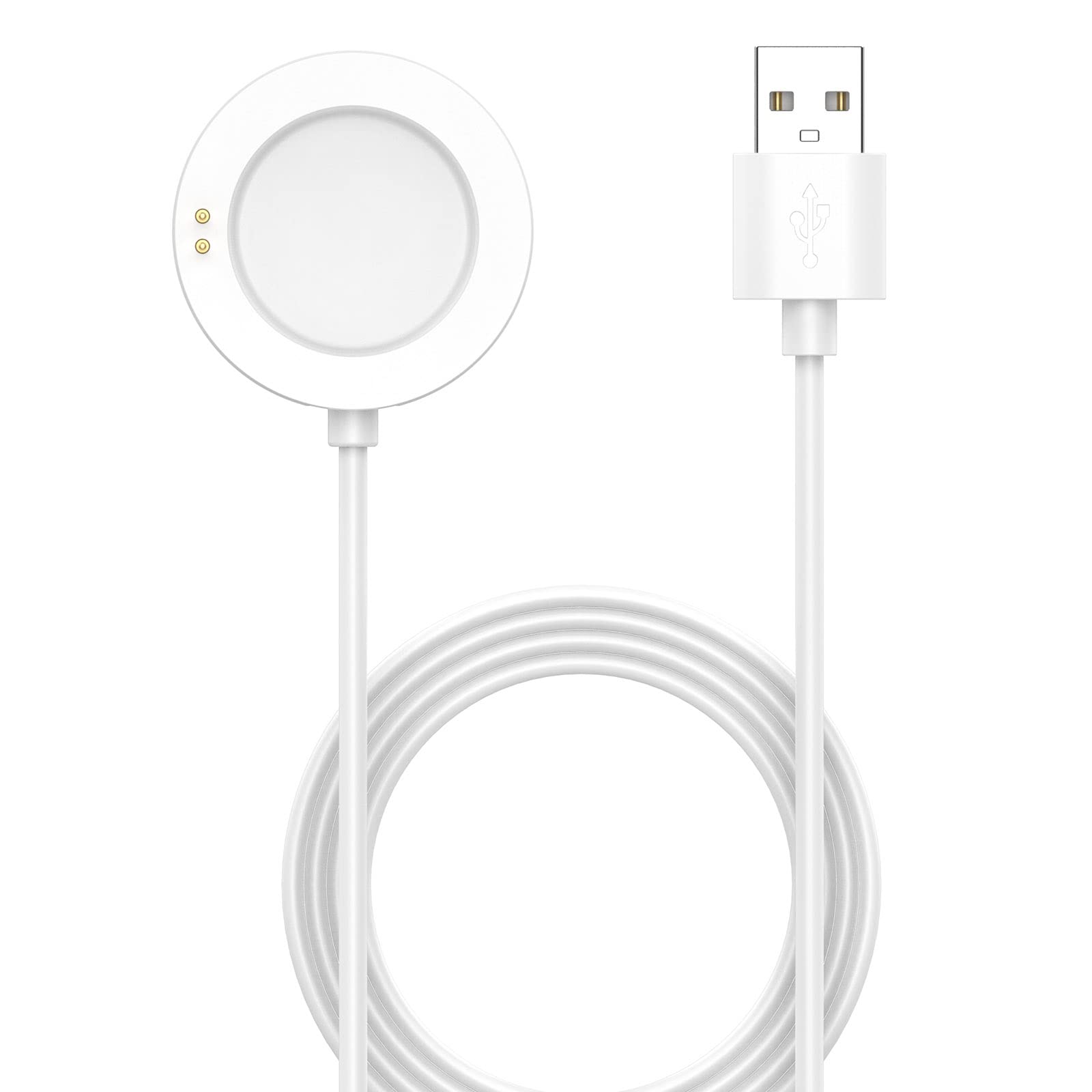 Magnetic Charging Cable Dock for Xiaomi Watch 2 Pro/H1/S2 Watch, USB Charger Smartwatch Charger Compatible with Xiaomi Watch 2 Pro Charging Cable Cord (White)