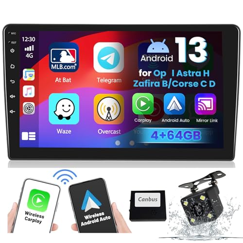 Autoradio Android 13 Opel Antara 2007 2008 2009 Carplay Tactile Radio avec Caméra Recul