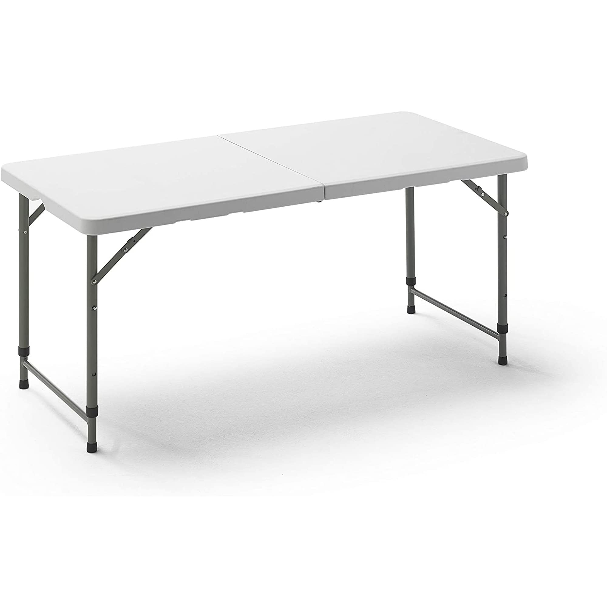 WELL HOME MOBILIARIO & DECORACIÓN Wielofunkcyjny składany stół z regulacją wysokości 120 x 60 x 52.4-74 cm Kompaktowy system składania i uchwyt do przewijania