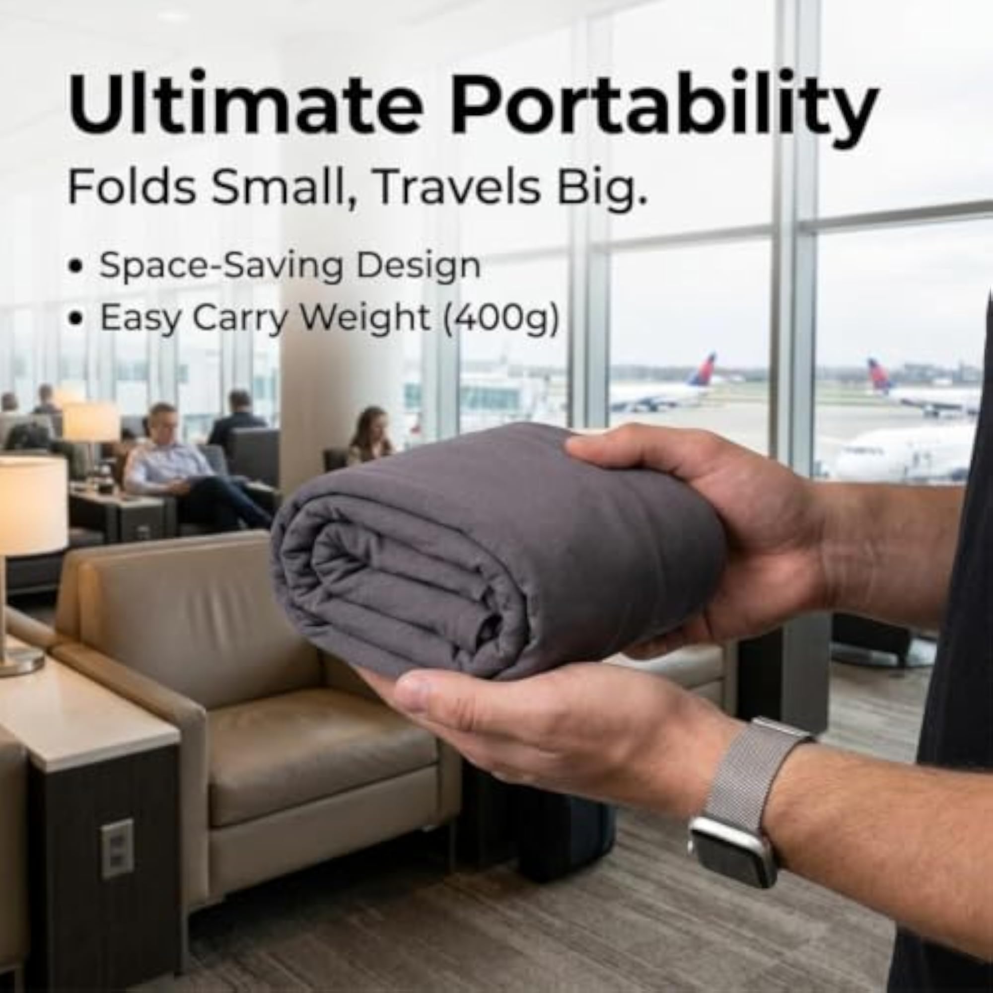 Sleeping Bag for Camping, Lightweight Nylon, 185x50cm