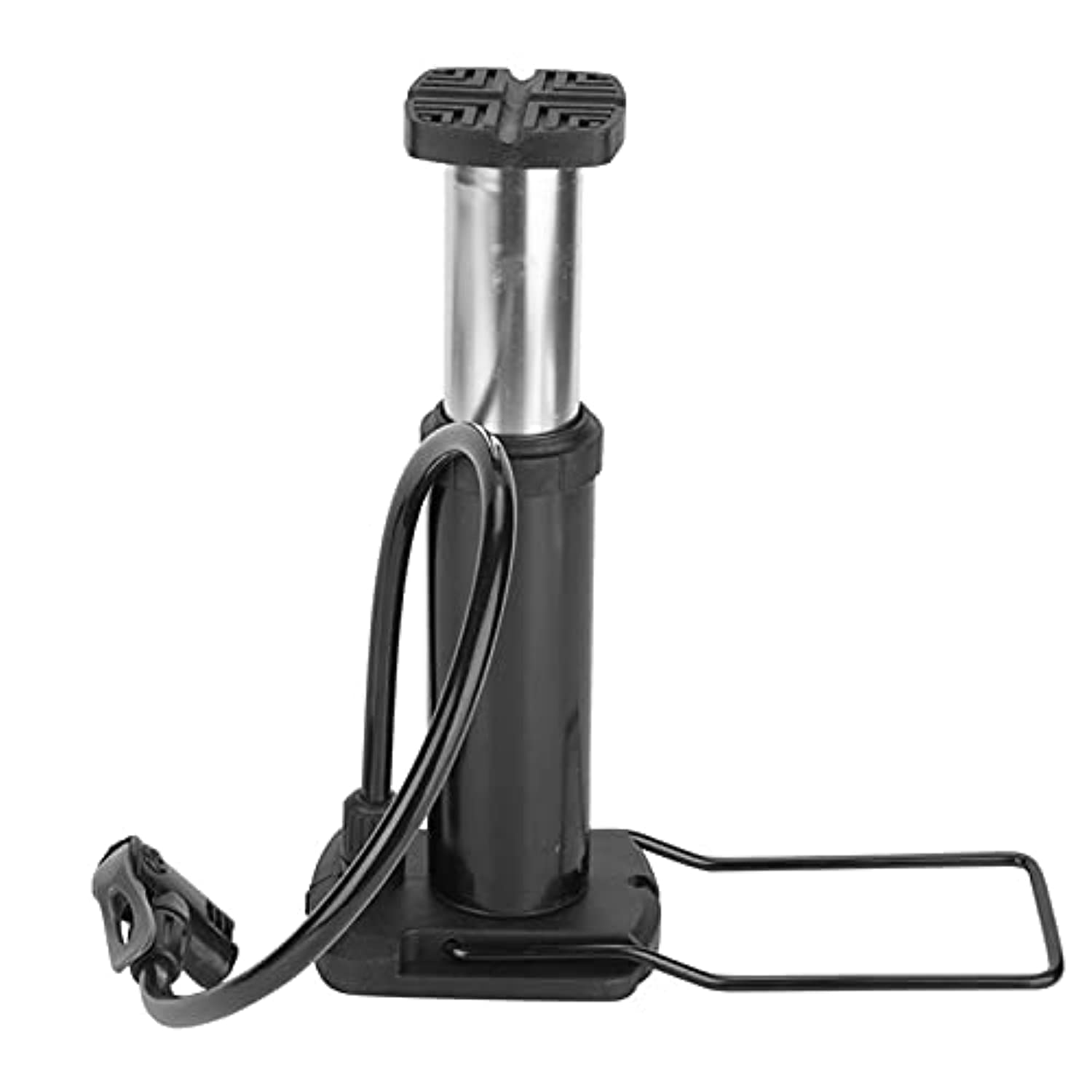Keenso Portable Foot Pump Foot Pump Mini Portable High Pressure Floor Inflator Tire Air Pump(Black)