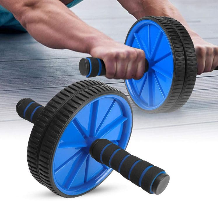 Fitdex 2-Wheel Roller Ab Exercise Equipment/Abdominal Strength Trainer for Unisex Ab Exerciser (Multicolor)-image-48