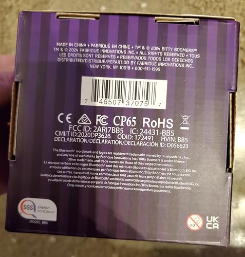 Bitty Boomers Wednesday Bluetooth Plush Speaker