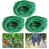 Kikhope Ranknetz 3er Pack (1,8m x 2,7m) - Strapazierfähiges Kletterpflanzen-Netz für Gurken, Tomaten, Weinreben & Gemüse, Rankhilfe für Spalierobst und Kletterpflanzen