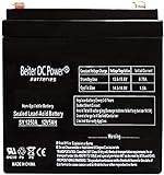 Beiter DC Power BE425M Replacement Battery for APC Back UPS 425 Rechargeable High Performance 12Volt...