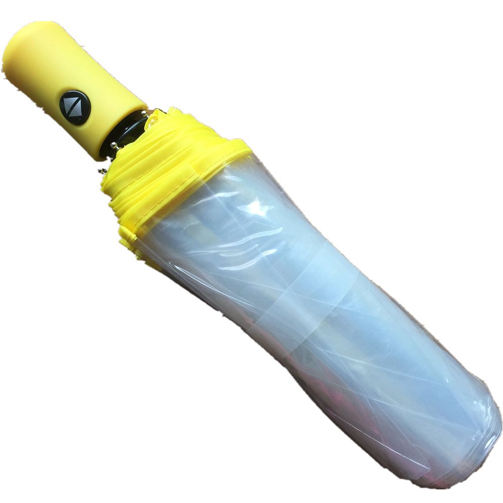 WerFamilyWerFamily Clear Transparent Folding Auto Open Auto Close Umbrella Rainy