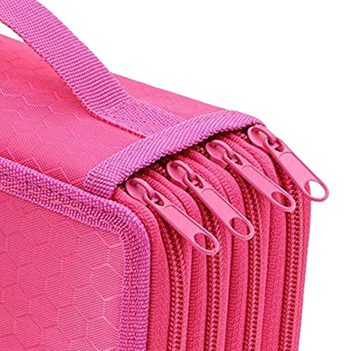 rockible Estojo de lápis organizador bolsa de caneta multiuso 72 compartimentos grande capacidade co