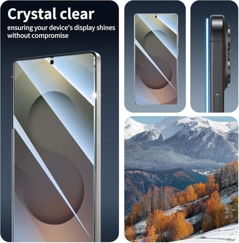Image of SHILD HJ Privacy Tempered Glass for Samsung S25 Ultra 5G [100% FingerPrint Working /S-PEN Compatible ] 9H Glass Anti-Spy Screen Guard for Galaxy S25 Ultra
