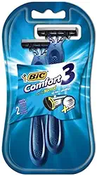 BIC Aparelho De Barbear Comfort 3 Advance Pele Normal 2 Unidades 8713171 Fita Lubrificante Com Aloe Vera