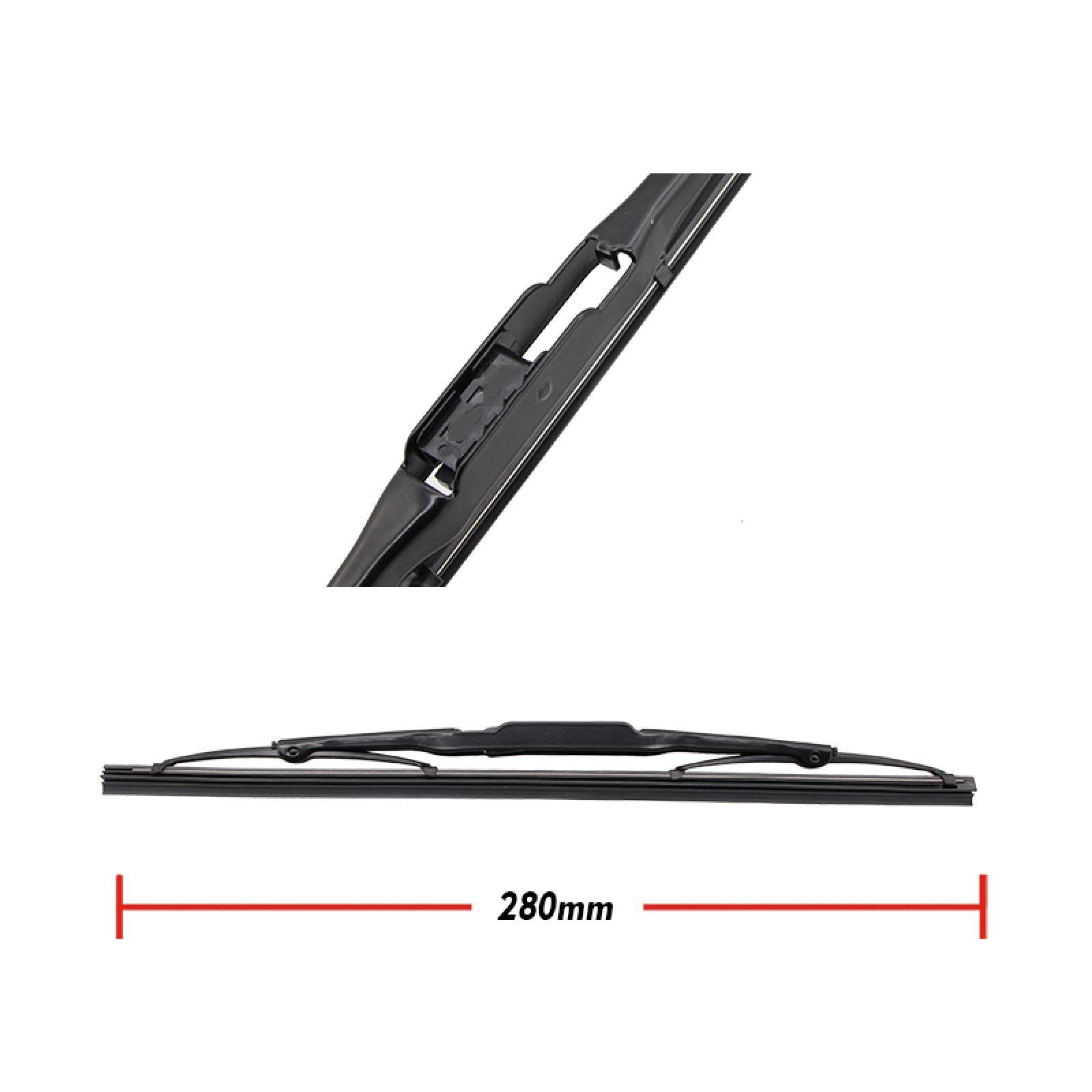 Tergicristallo Posteriore per Dodge Caliber 2008 in Poi 280mm tergicristallo lunotto Posteriore per Auto e Braccio tergicristallo Posteriore Accessori per Auto